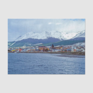 Famous Ushuaia - Tierra del Fuego, Argentina Tissue Paper