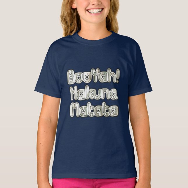 Famous Vintage BooYah Hakuna Matata Designer Tee (Front)