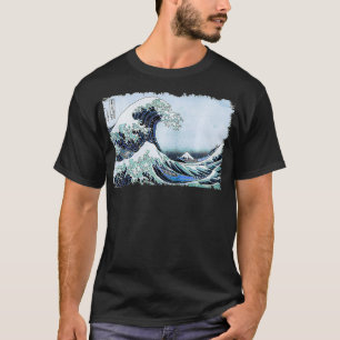 Famous Vintage Japanese Art Great Wave Remi Hokusa T-Shirt