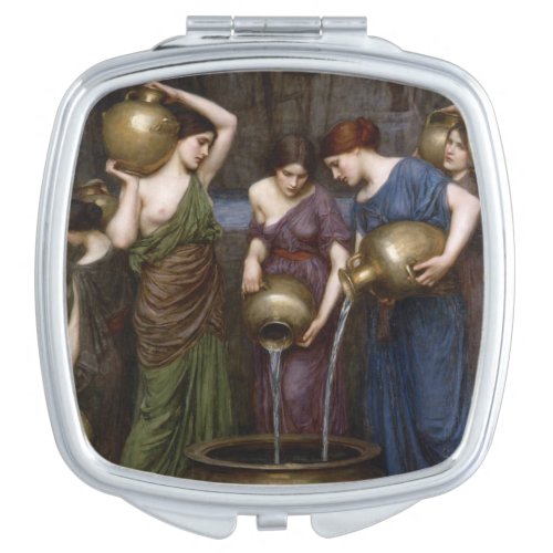 Famous Waterhouse Painting Danaides Compact Mirror