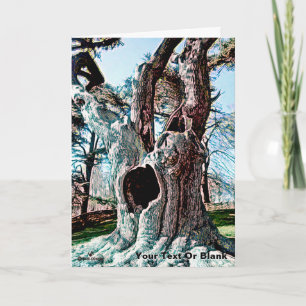 Famous Wizard Movie Tree Holiday Card