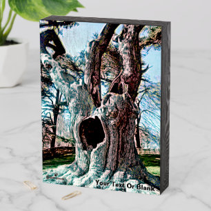 Famous Wizard Movie Tree Wooden Box Sign