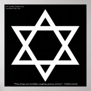 Famous Yiddish Quote Regarding Love Poster by Rick