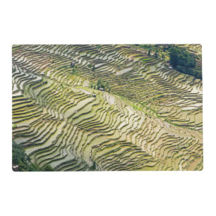 Famous yuanyang Rice Terraces - Yunnan, China Placemat