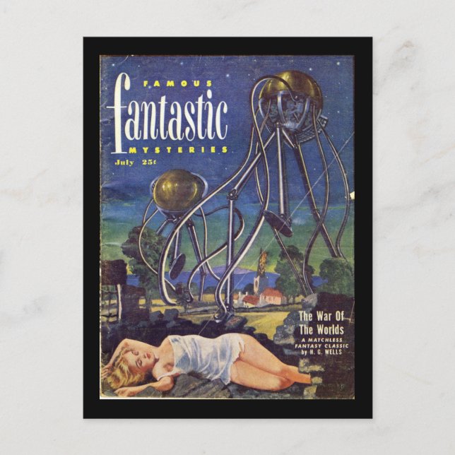 Famousfantastic11_Pulp Art Postcard (Front)