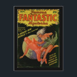 Famousfantastic1Pulp Art Postcard<br><div class="desc">Talk about a blast from the past. Looking for vintage pulp magazine covers? We’ve got your back. Indulge in your vintage pulp art passion via our large assortment of pulp fiction art. Pulp Art features a variety of pulp covers from yesteryear.
This product features Famousfantastic1Pulp Art</div>