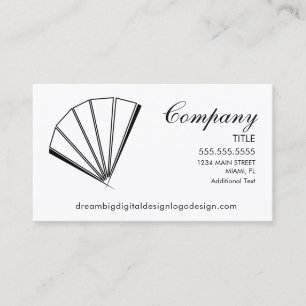 Fan Asian Logo  Business Card