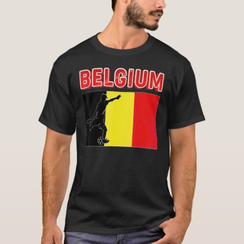 Fan Belgium National Team World Football Soccer Ch T_Shirt