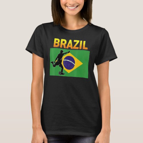 Fan Brazil National Team World Football Soccer Cha T_Shirt