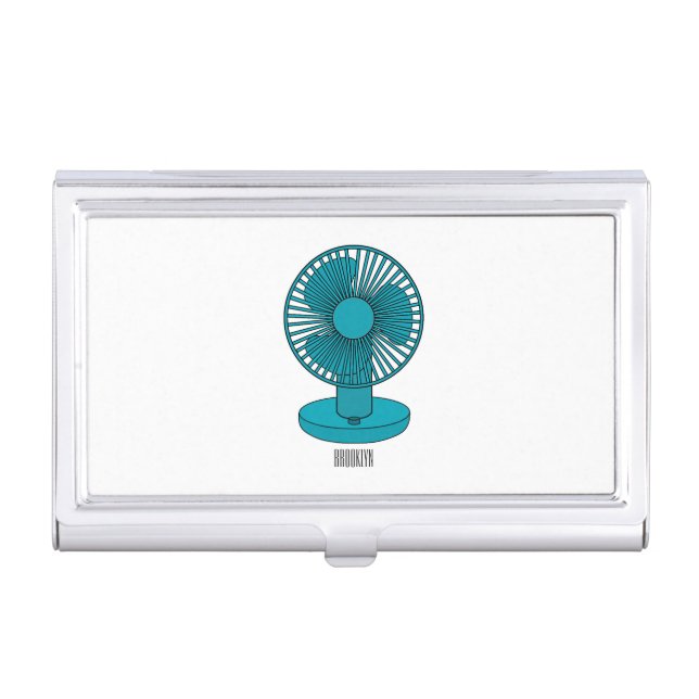 Fan cartoon illustration  business card case (Front)