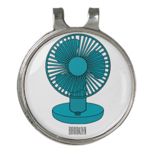 Fan cartoon illustration golf hat clip