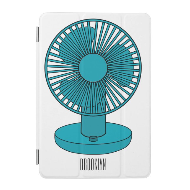 Fan cartoon illustration  iPad mini cover (Front)