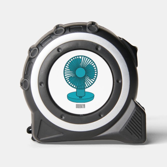 Fan cartoon illustration  tape measure (Front)