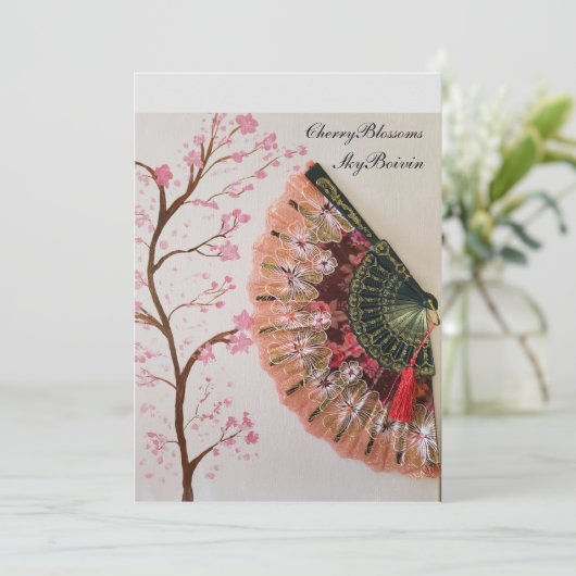 Fan collection: cherry blossoms (Standing Front)