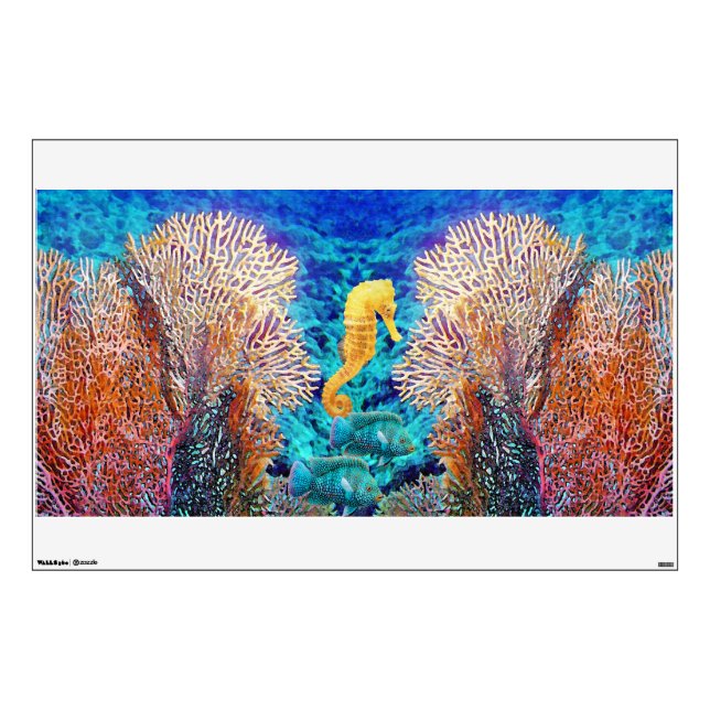 Fan Coral Wall Sticker (Front)
