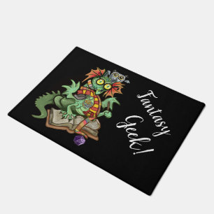 Fan Dragon "Fantasy Geek!" Doormat