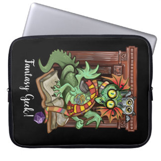 Fan Dragon "Fantasy Geek!" Laptop Sleeve