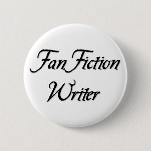 Fan Fiction Writer Pinback Button