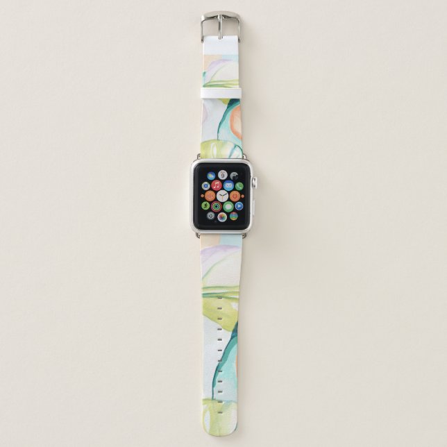 Fan Flowers IV Apple Watch Band (Front)