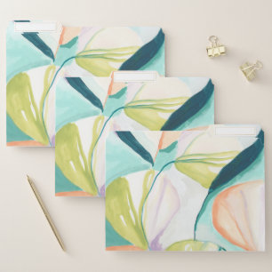 Fan Flowers IV File Folder