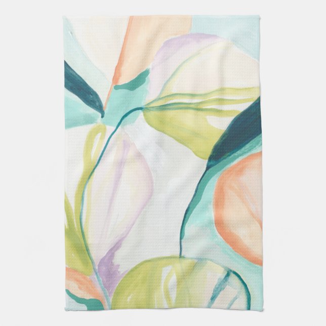 Fan Flowers IV Kitchen Towel (Vertical)