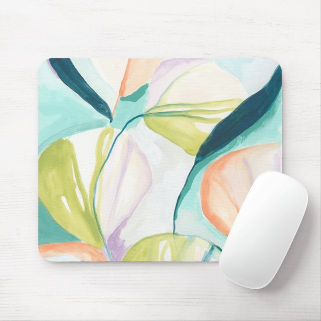 Fan Flowers IV Mouse Pad (With Mouse)