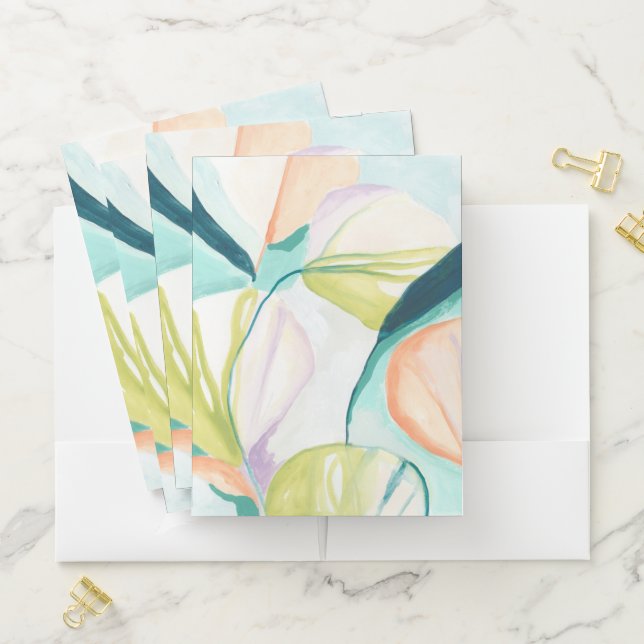 Fan Flowers IV Pocket Folder (In Situ)