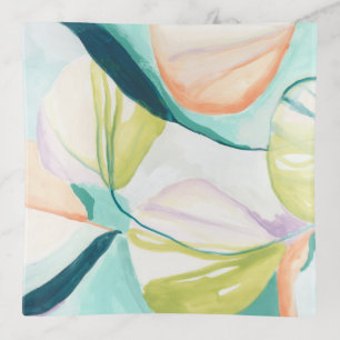 Fan Flowers IV Trinket Tray