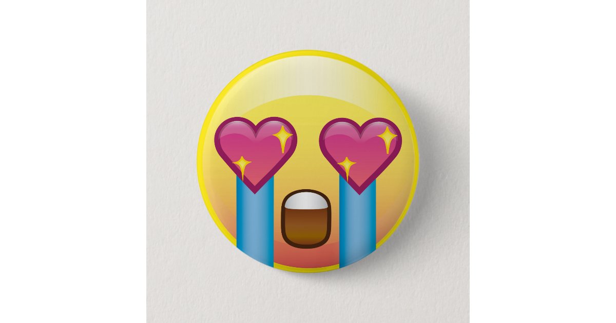 Fan Girl Excited Sparkle Heart Eyes Crying Emoji Pinback Button Custom Gift Zazzle Com Fan Girl Excited Sparkle Heart Eyes Crying Emoji Pinback Button Custom Gift Zazzle Com