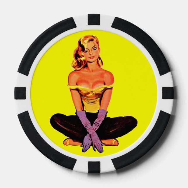 Fan Girl Poker Chips (Front)