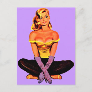 Fan Girl Postcard