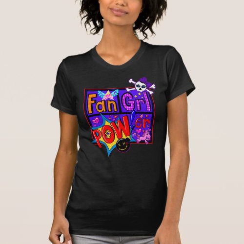 Fan Grl POWer Fun Geek Girl Power T_Shirt