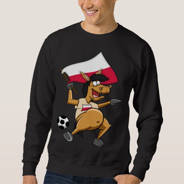 Fan horse Poland Sweatshirt (Front)