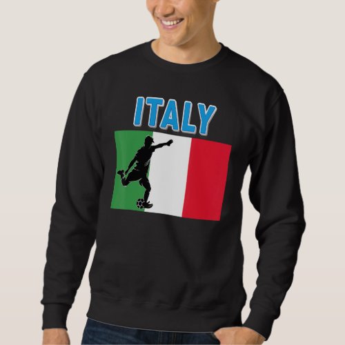 Fan Italy National Team World Football Soccer Cham Sweatshirt
