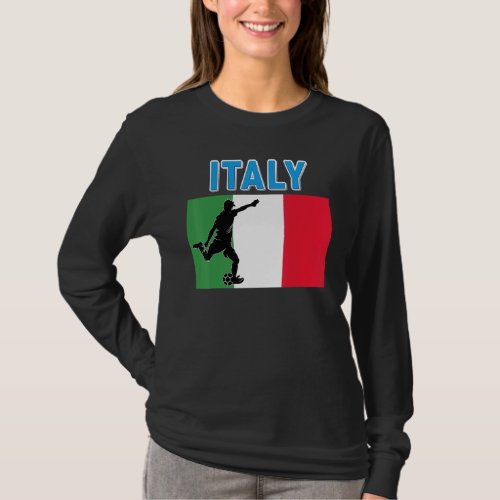 Fan Italy National Team World Football Soccer Cham T_Shirt