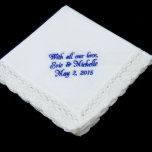 Fan Lace Mother Of The Bride Handkerchief at Zazzle