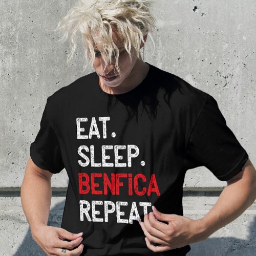 Fan Life Tee Eat Sleep Benfica T_Shirt