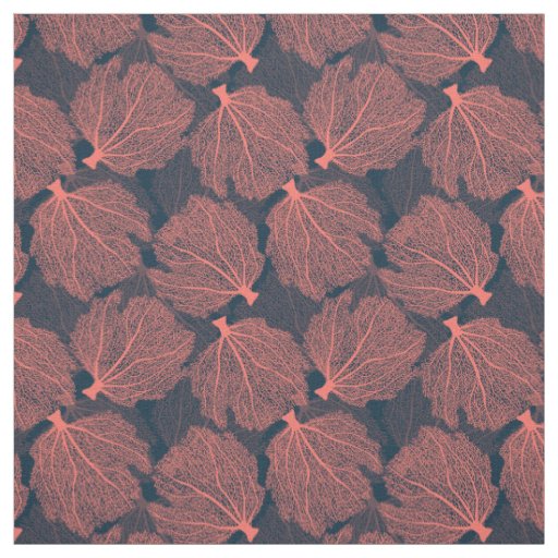 Fan living colral fabric