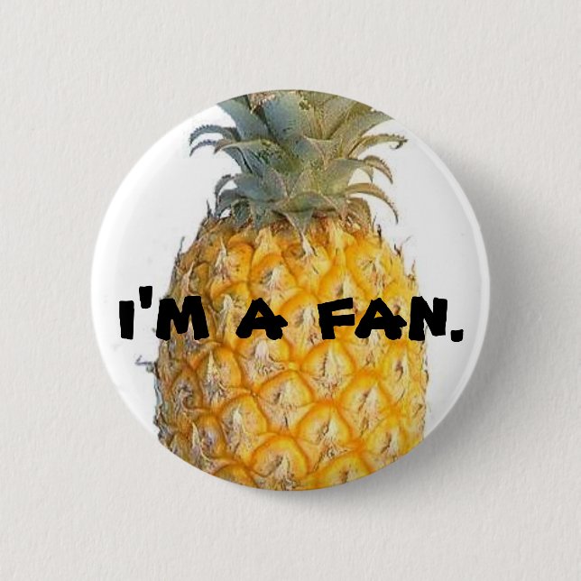 Fan of Delicious Flavor Pinback Button (Front)
