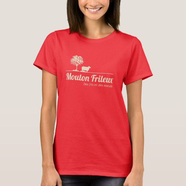 Fan of Sensitive to the cold Sheep dark Tee-shirt T-Shirt (Front)