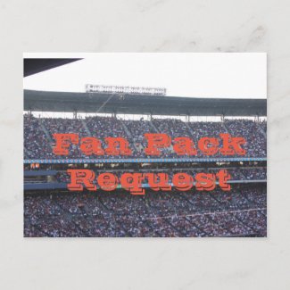 Fan Pack Request Postcard