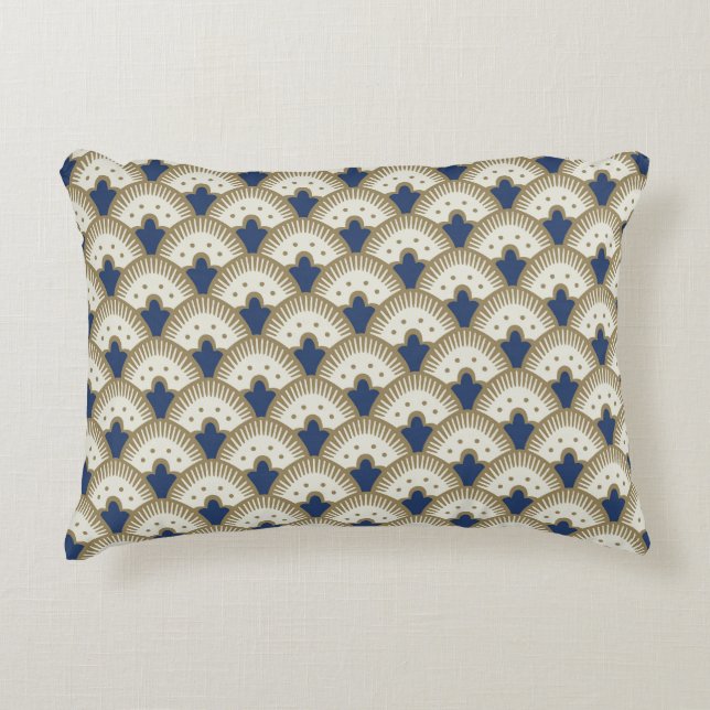 Fan Pattern Accent Pillow (Front)