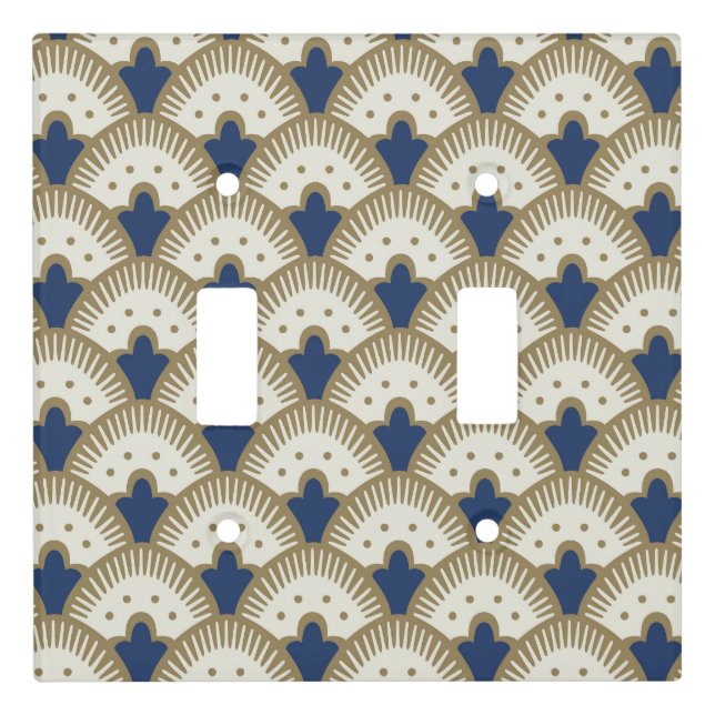 Fan Pattern Light Switch Cover (Front)