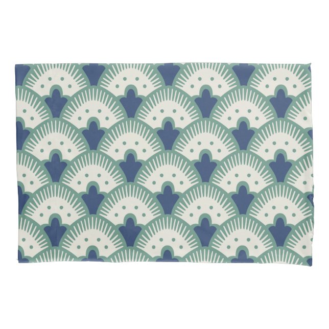 Fan Pattern Pillow Case (Front)