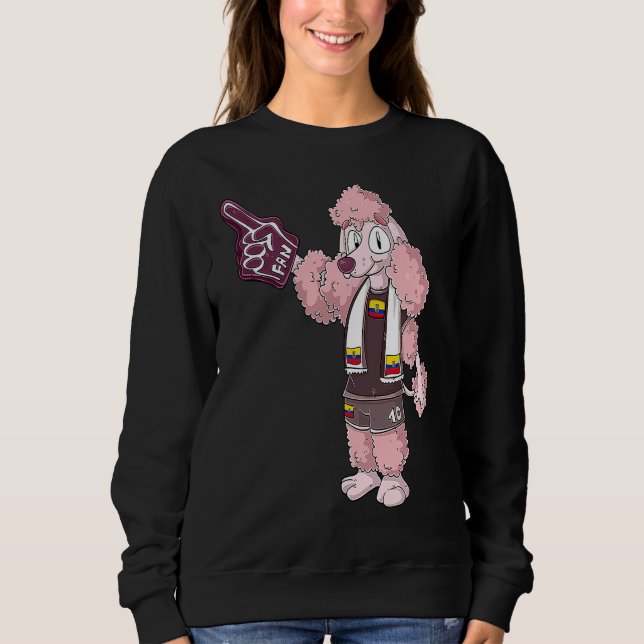 Fan Poodle Ecuador Sweatshirt (Front)
