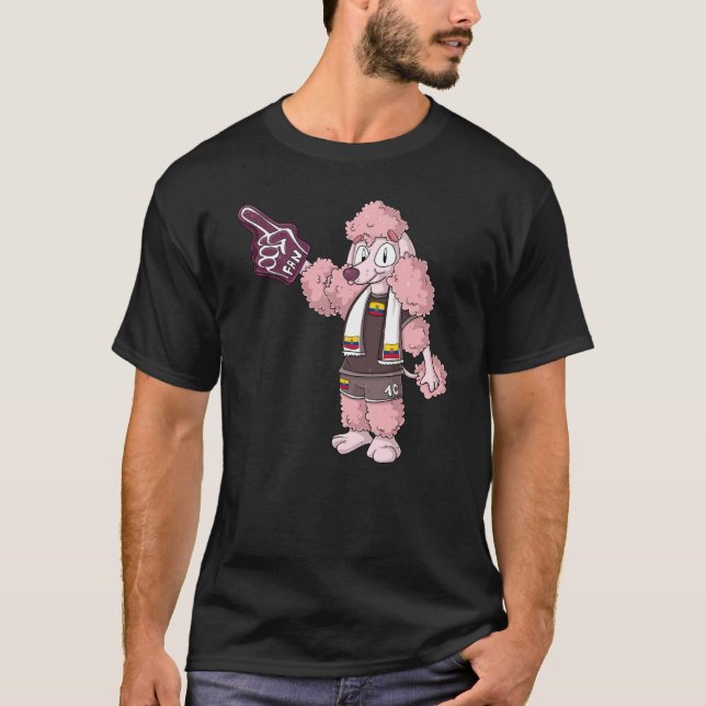 Fan Poodle Ecuador T-Shirt (Front)
