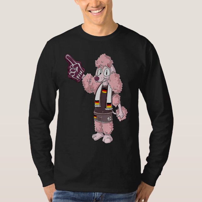 Fan Poodle Germany T-Shirt (Front)