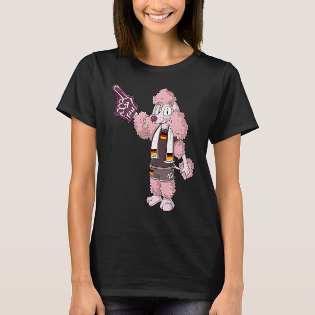 Fan Poodle Germany T-Shirt (Front)