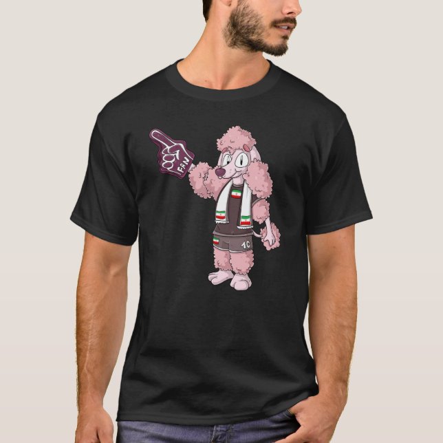 Fan Poodle Iran T-Shirt (Front)