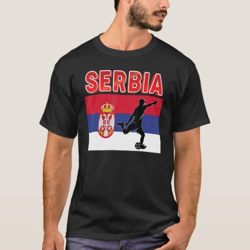 Fan Serbia National Team World Football Soccer Cha T_Shirt